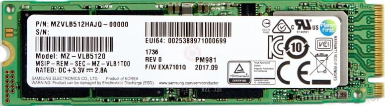 Samsung PM981 512 GB