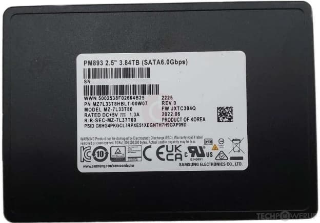 Samsung PM893 1.9 TB