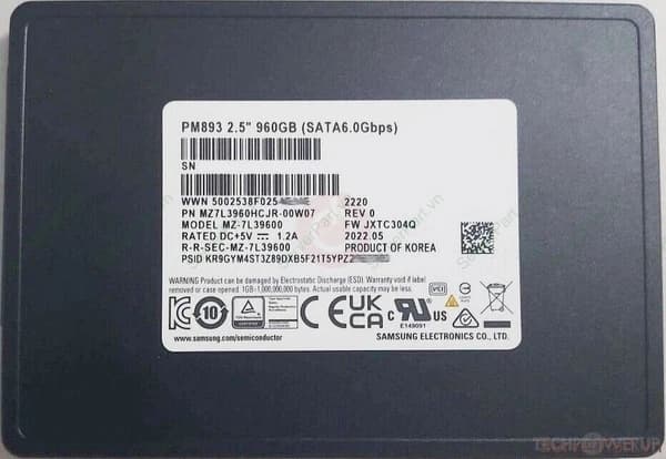 Samsung PM893 960 GB